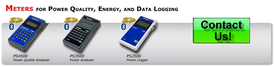 portable power quality analyzer data logger