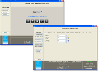 MetSet Configuration Software for MetPak Pro
